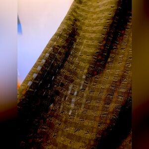 Woman’s sheer black pants